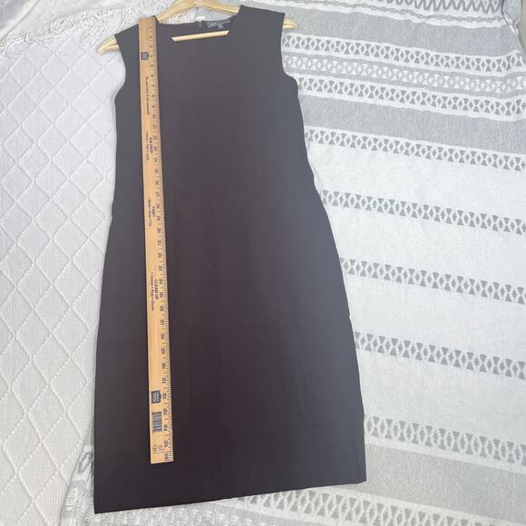 Vince Dress Brown Old Money Mushroomcore Sheath Midi Bodycon Stretch Knit 8 - Picture 13 of 13